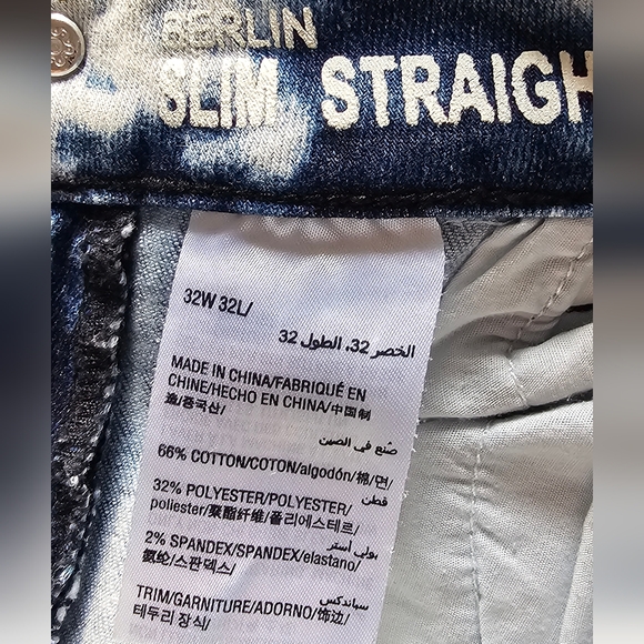 INC men's jeans size 32/32 slim straight - Picture 7 of 7